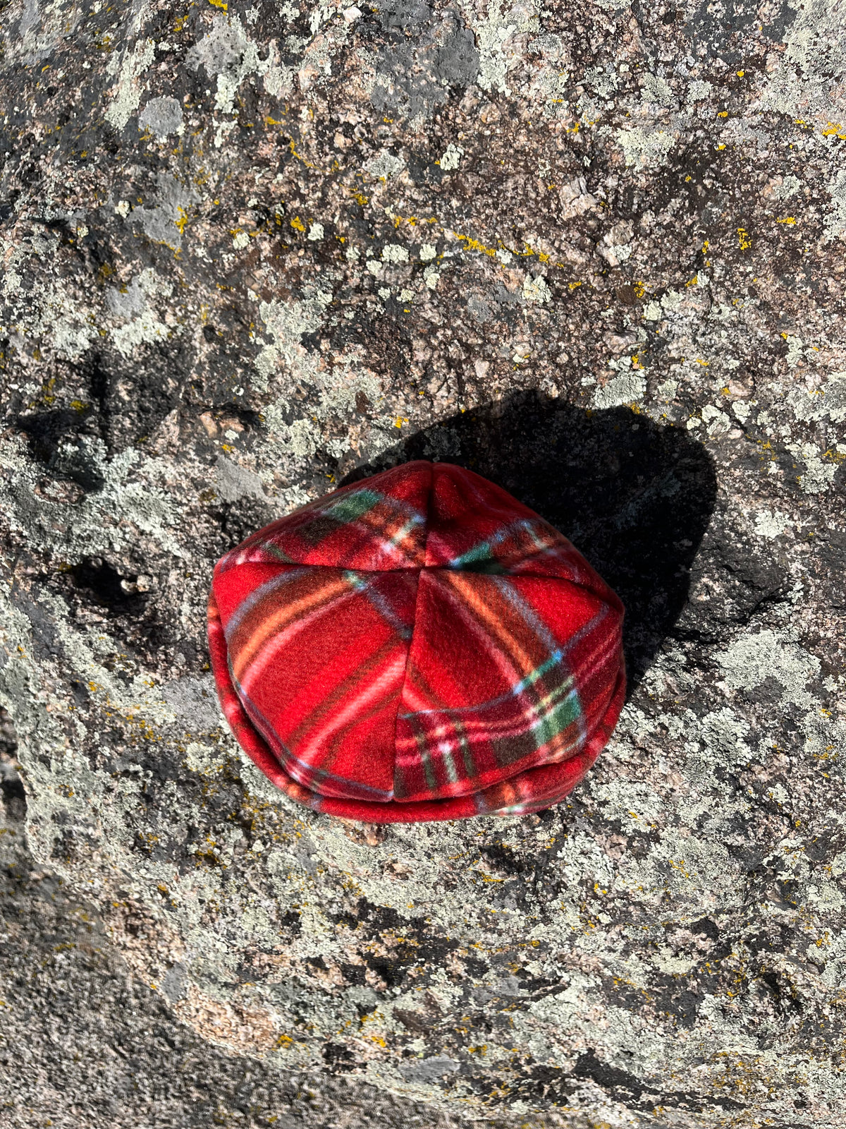Red Plaid Beanie