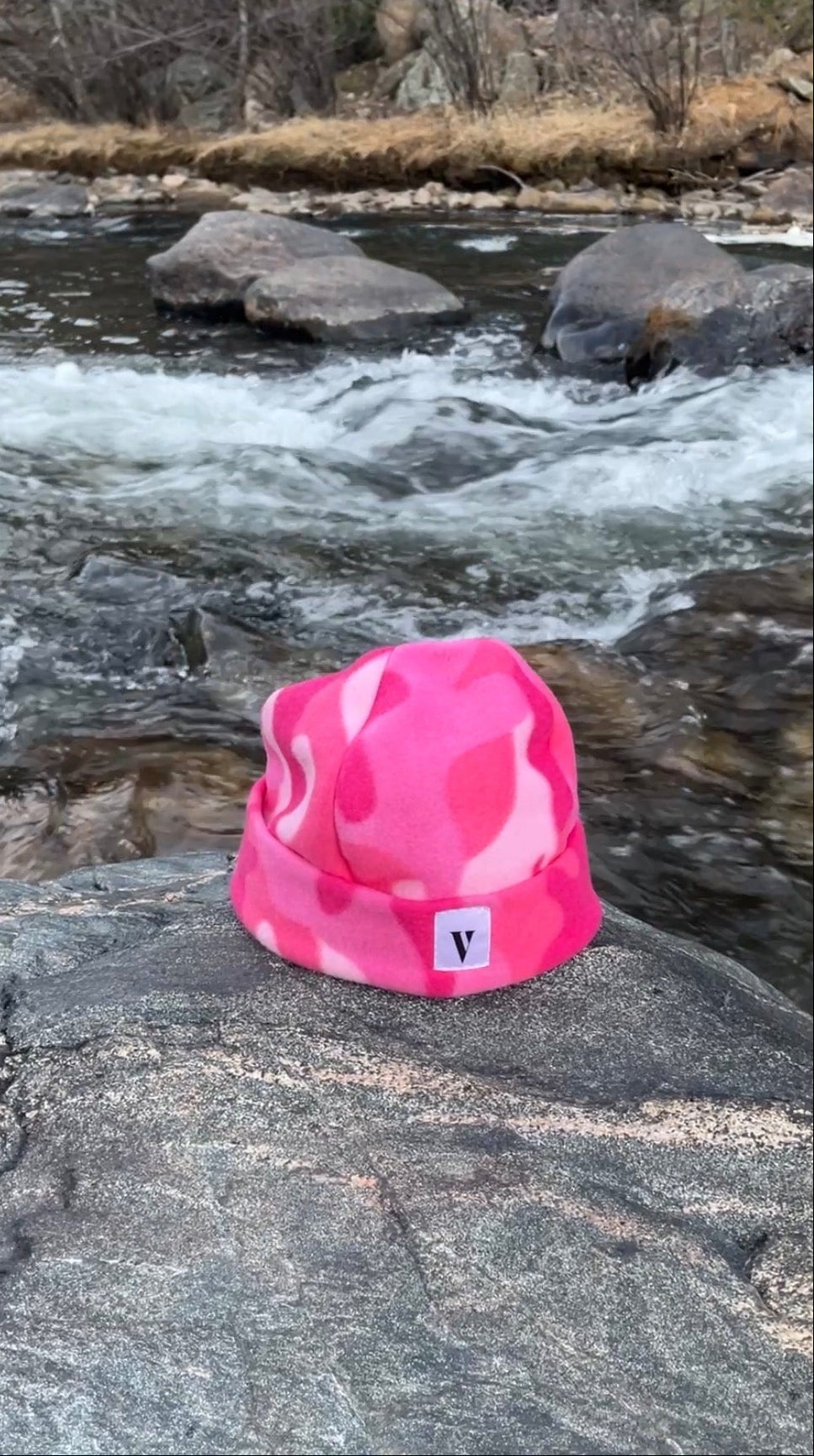 Pink Camo Beanie