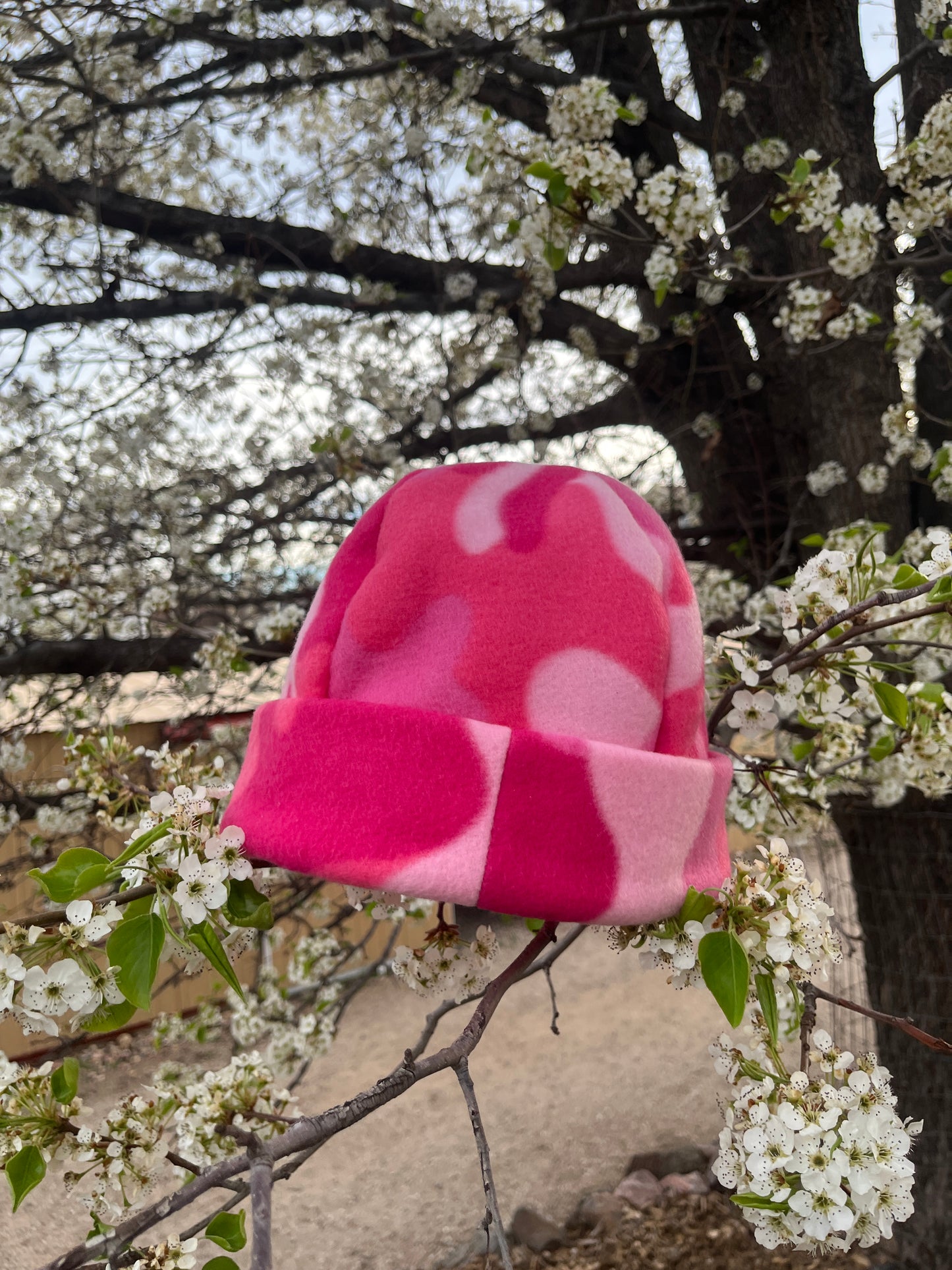 Pink Camo Beanie